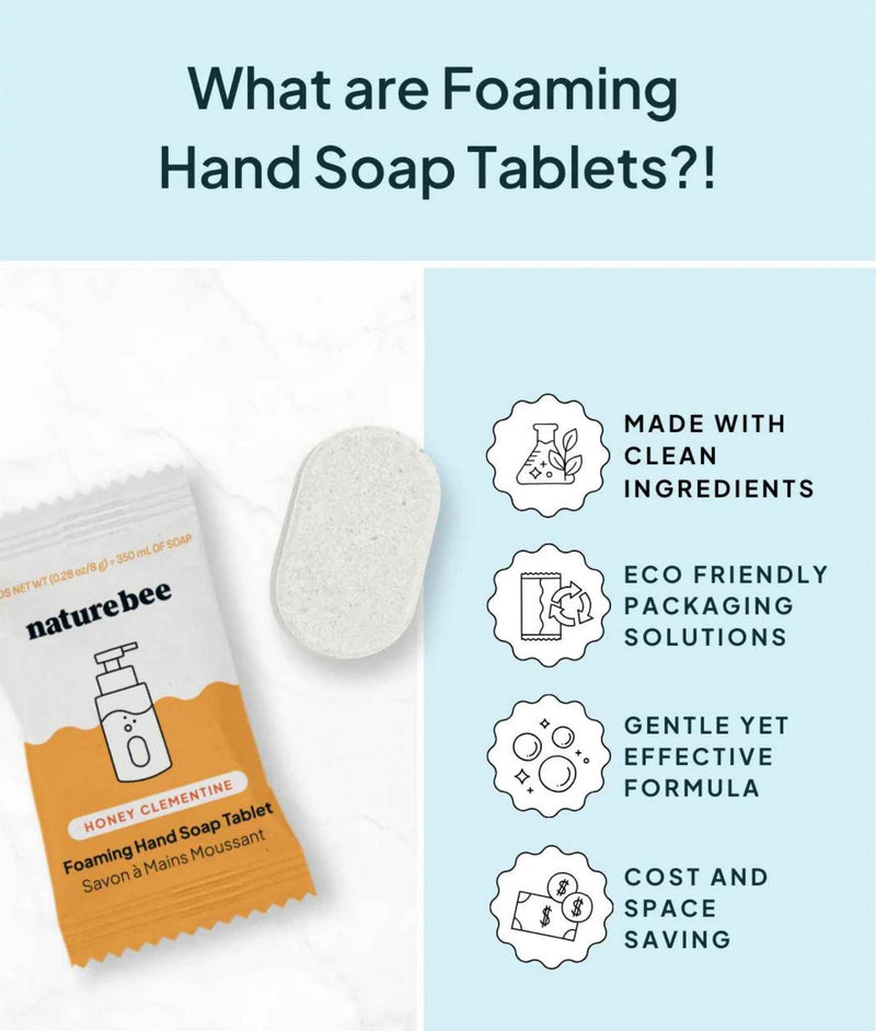 Foaming Hand Soap Tablets - Pack of 2